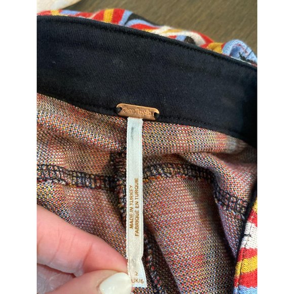 Free People Hip Hugging Jaquard Flares 2 - Picture 7 of 7